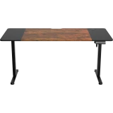 Компьютерный стол ZONE 51 e-Freeflow 160x75 Dark Wood Black (Z51-FLD-FFL-DWBK6)