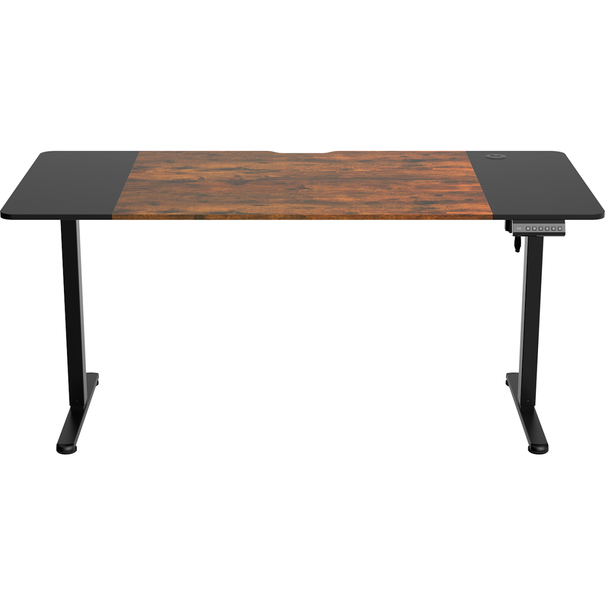 Компьютерный стол ZONE 51 e-Freeflow 160x75 Dark Wood Black - Z51-FLD-FFL-DWBK6 - фото 2