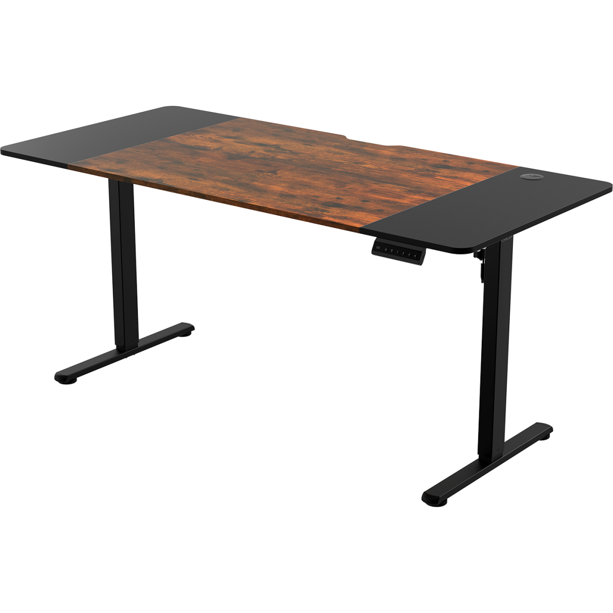 Компьютерный стол ZONE 51 e-Freeflow 160x75 Dark Wood Black - Z51-FLD-FFL-DWBK6 - фото 3
