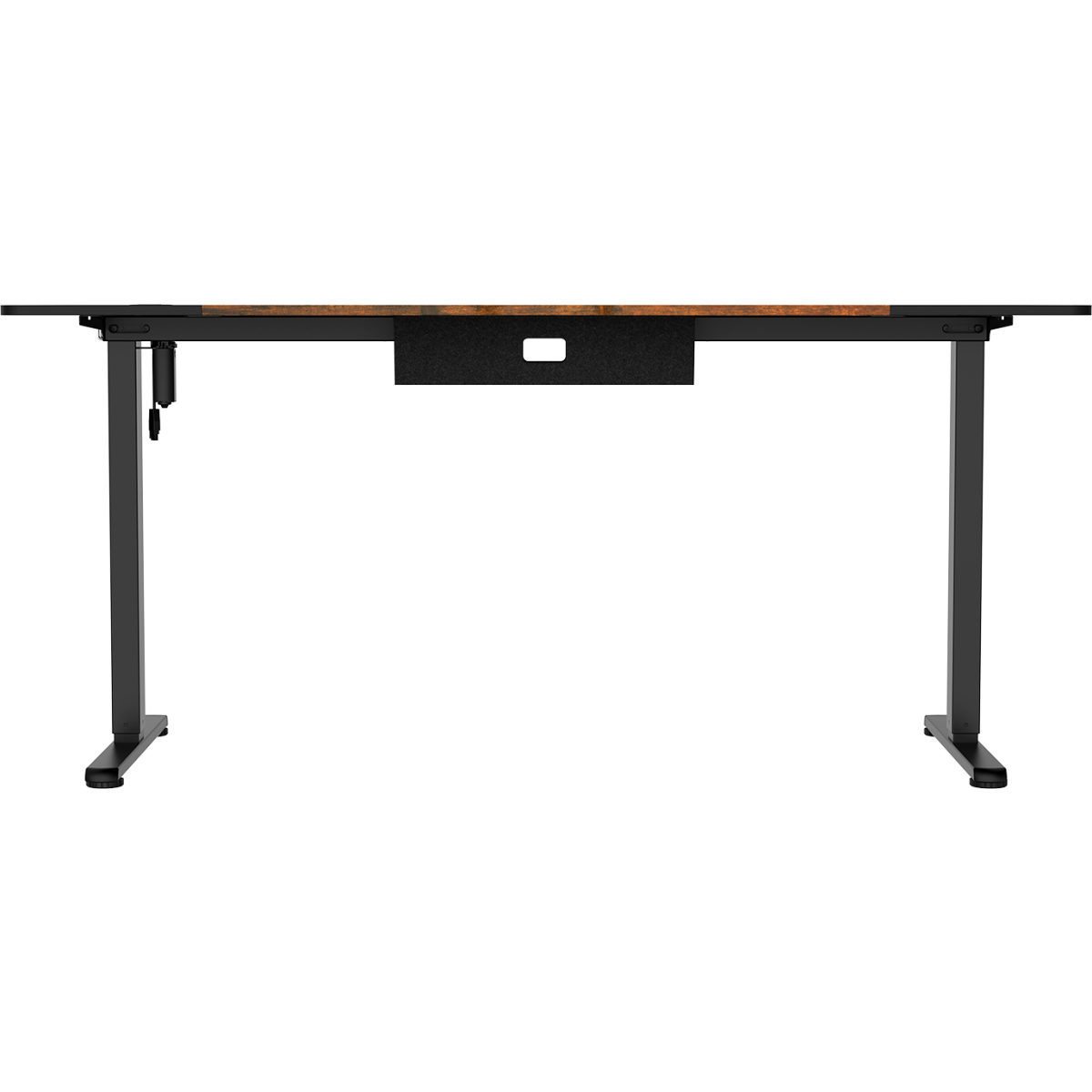Компьютерный стол ZONE 51 e-Freeflow 160x75 Dark Wood Black - Z51-FLD-FFL-DWBK6 - фото 6