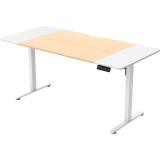 Компьютерный стол ZONE 51 e-Freeflow 160x75 Light Wood White (Z51-FLD-FFL-LWWH6)