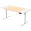 Компьютерный стол ZONE 51 e-Freeflow 160x75 Light Wood White - Z51-FLD-FFL-LWWH6 - фото 3