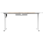 Компьютерный стол ZONE 51 e-Freeflow 160x75 Light Wood White - Z51-FLD-FFL-LWWH6 - фото 6