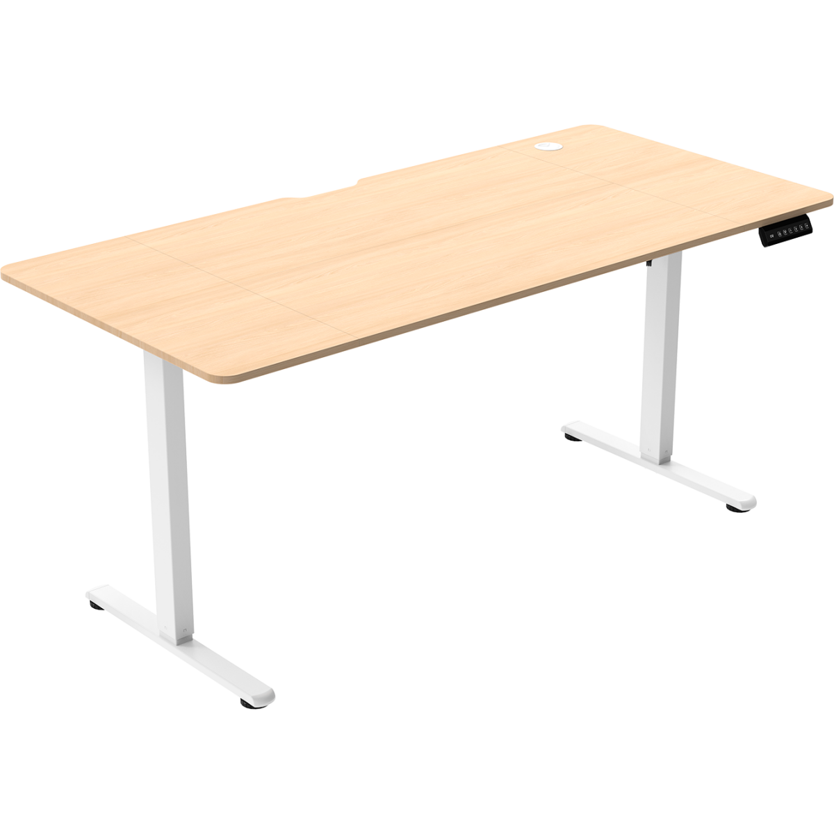 Компьютерный стол ZONE 51 e-Freeflow 160x75 Light Wood - Z51-FLD-FFL-LW6