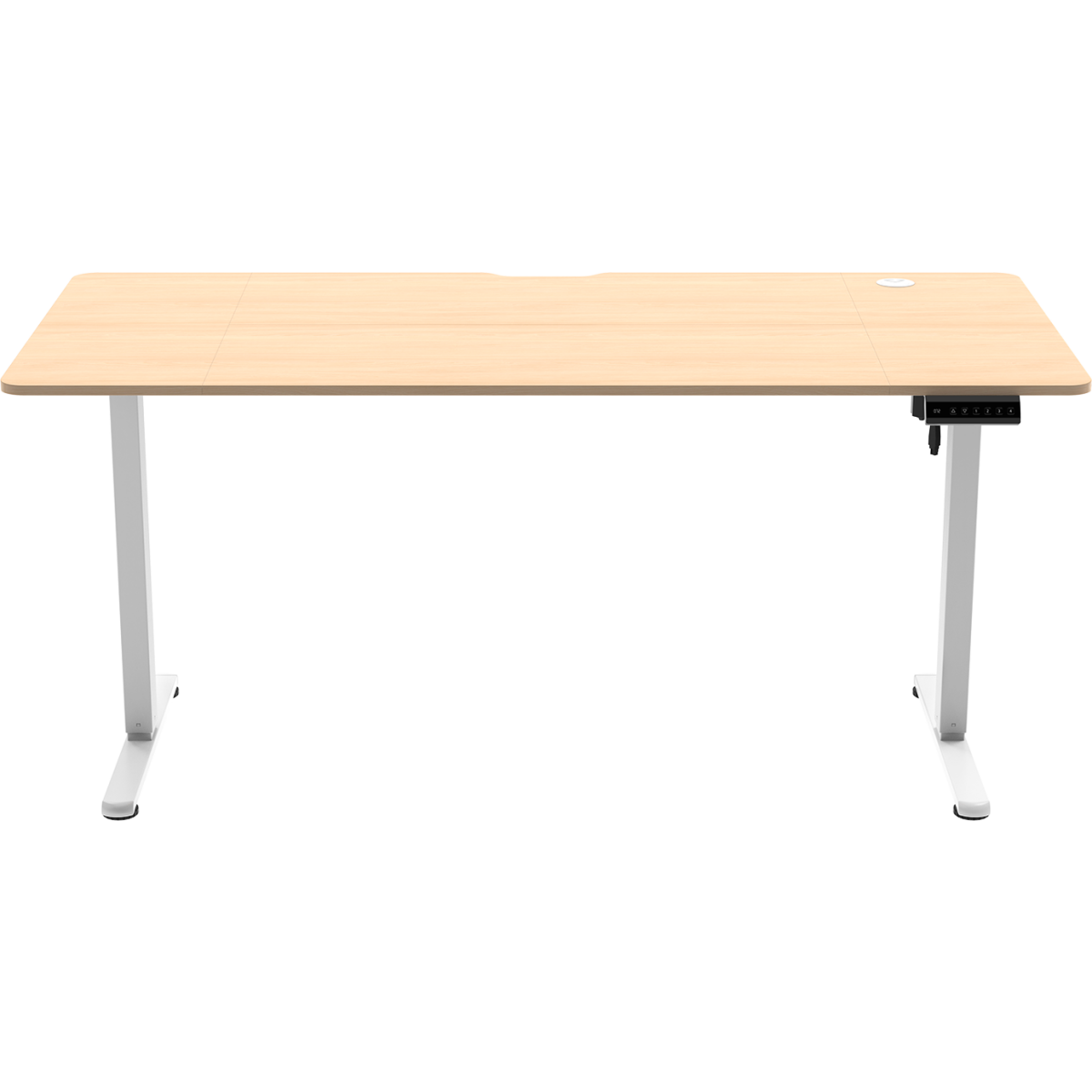 Компьютерный стол ZONE 51 e-Freeflow 160x75 Light Wood - Z51-FLD-FFL-LW6 - фото 2