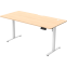 Компьютерный стол ZONE 51 e-Freeflow 160x75 Light Wood - Z51-FLD-FFL-LW6 - фото 3