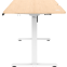 Компьютерный стол ZONE 51 e-Freeflow 160x75 Light Wood - Z51-FLD-FFL-LW6 - фото 5