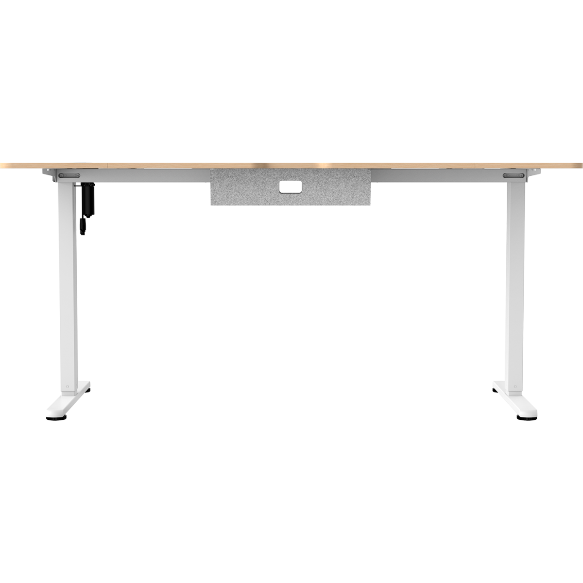 Компьютерный стол ZONE 51 e-Freeflow 160x75 Light Wood - Z51-FLD-FFL-LW6 - фото 6