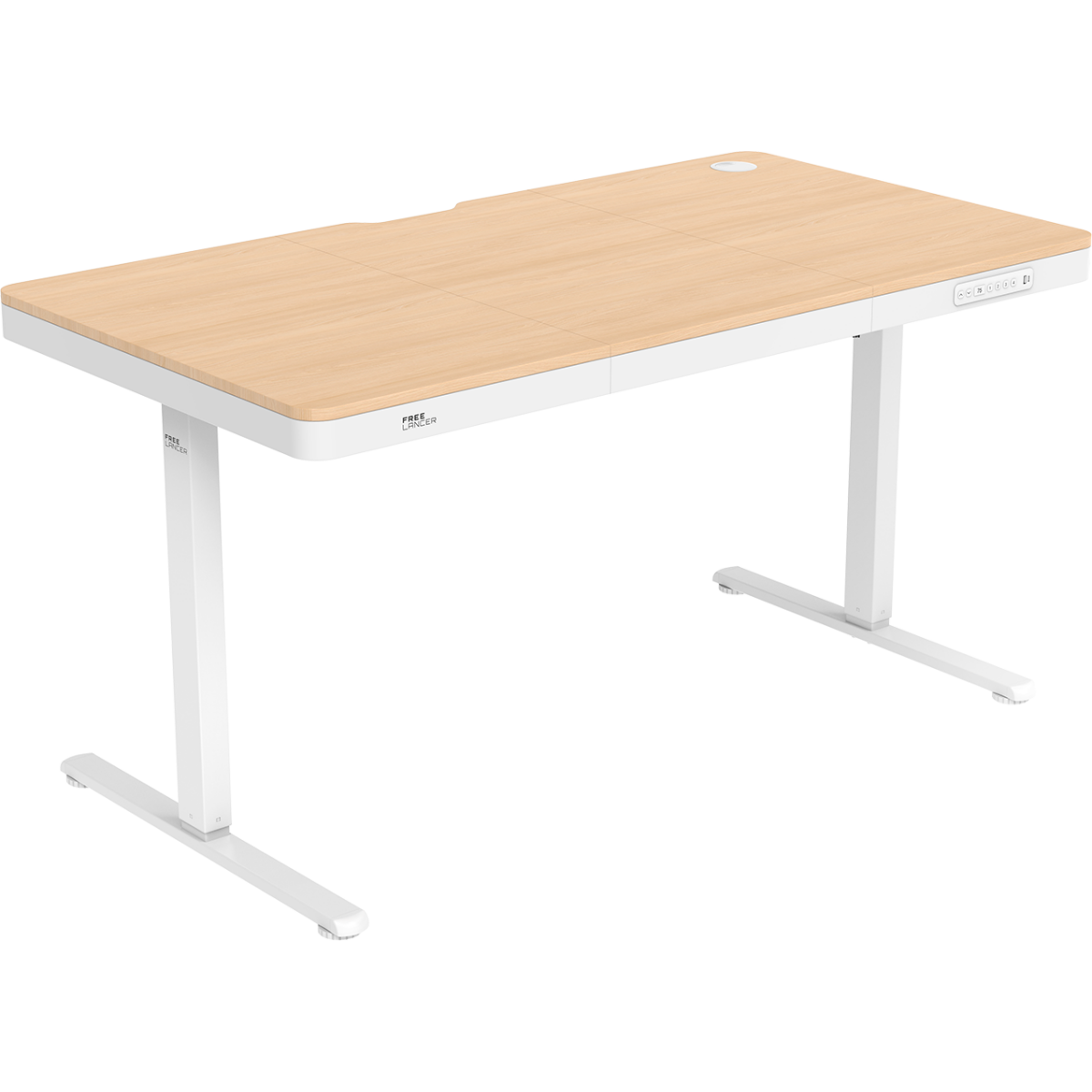 Компьютерный стол ZONE 51 e-Nexor 140x75 Light Wood - Z51-FLD-NEX-LW4