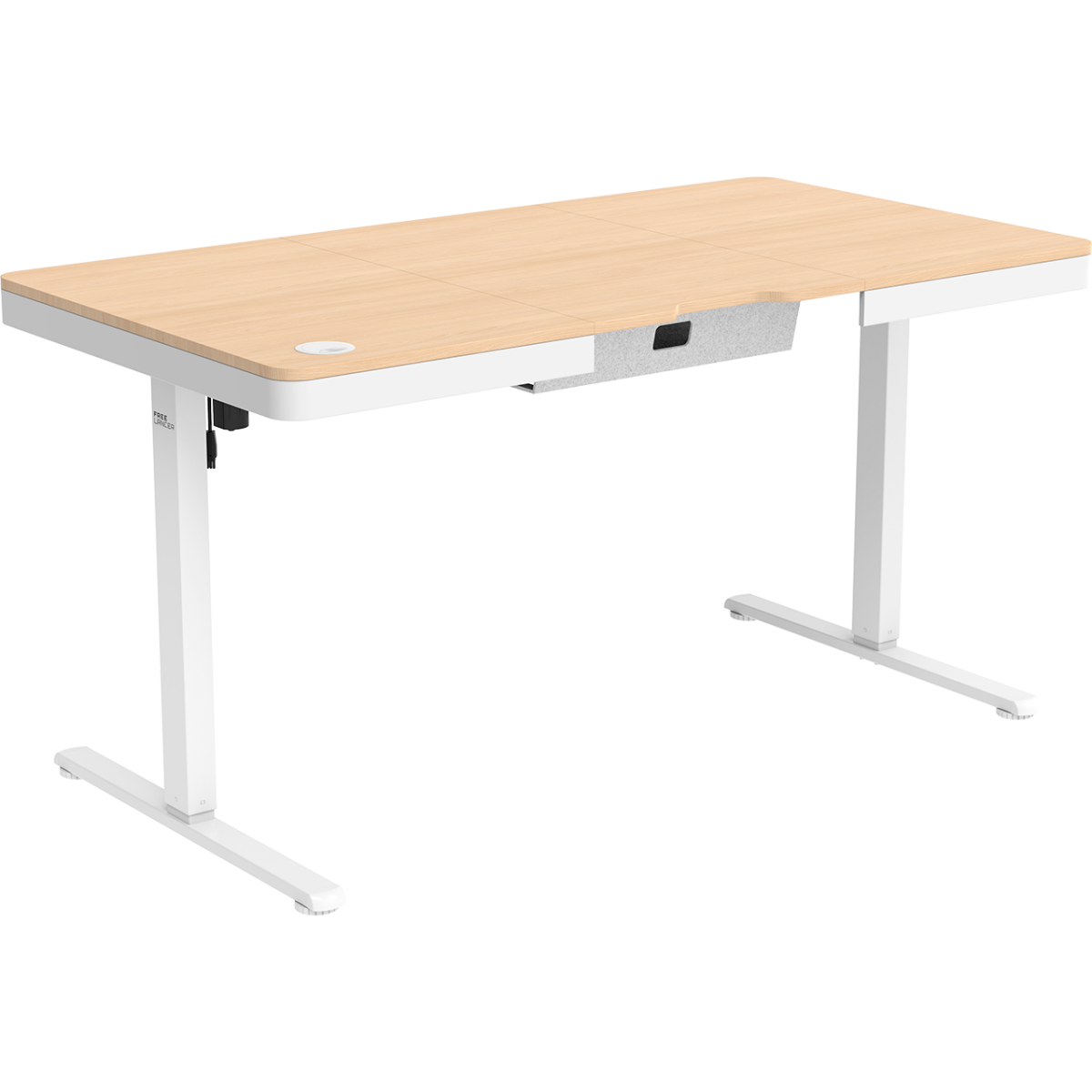 Компьютерный стол ZONE 51 e-Nexor 140x75 Light Wood - Z51-FLD-NEX-LW4 - фото 4