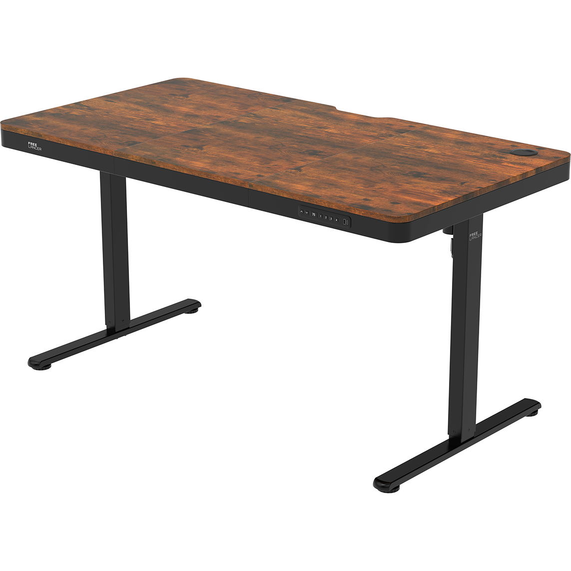 Компьютерный стол ZONE 51 e-Nexor 160x75 Dark Wood - Z51-FLD-NEX-DW6 - фото 2