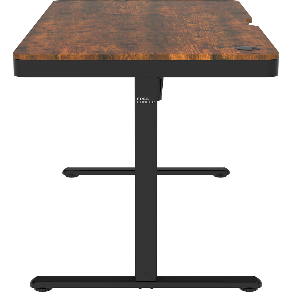Компьютерный стол ZONE 51 e-Nexor 160x75 Dark Wood - Z51-FLD-NEX-DW6 - фото 4