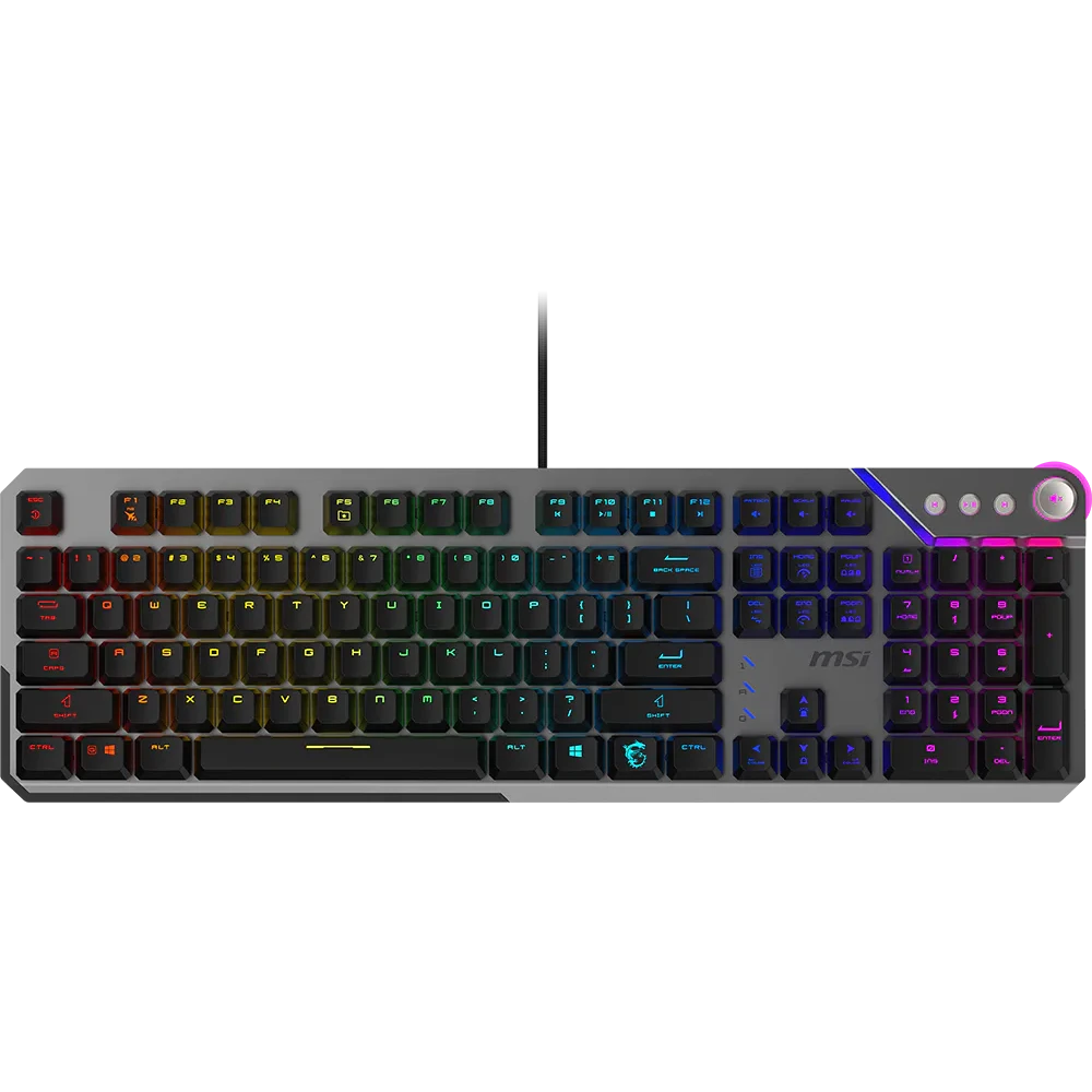 ..... Клавиатура MSI STRIKE 600 Black (0328) Б/У - S11-04RU256-CLA