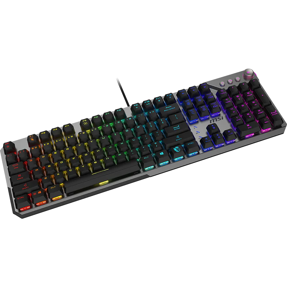 ..... Клавиатура MSI STRIKE 600 Black (0328) Б/У - S11-04RU256-CLA - фото 3