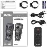 ..... Портативная акустика Sven PS-750 Black (0409) из ремонта (SV-019617)