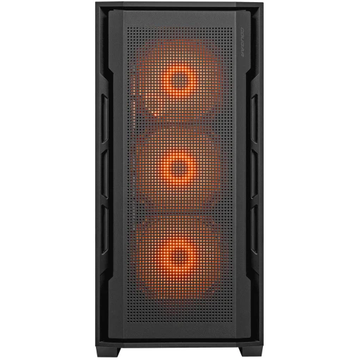 ..... Корпус Cougar Uniface X RGB Black (0111), Б/У, без вентиляторов - фото 2