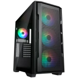 ..... Корпус Cougar Uniface X RGB Black (0111), Б/У, без вентиляторов