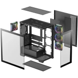 ..... Корпус DeepCool CG580 4F V2 Black (0897), новый, нет стекла передней панели (R-CG580-BKADA4-G-2)