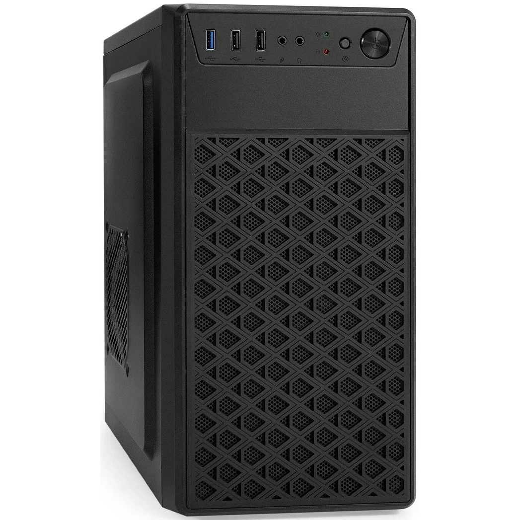 ..... Корпус ExeGate mEVO-7803 Black (6422), из ремонта, вмятина на боковой крышке - EX296979RUS - фото 2