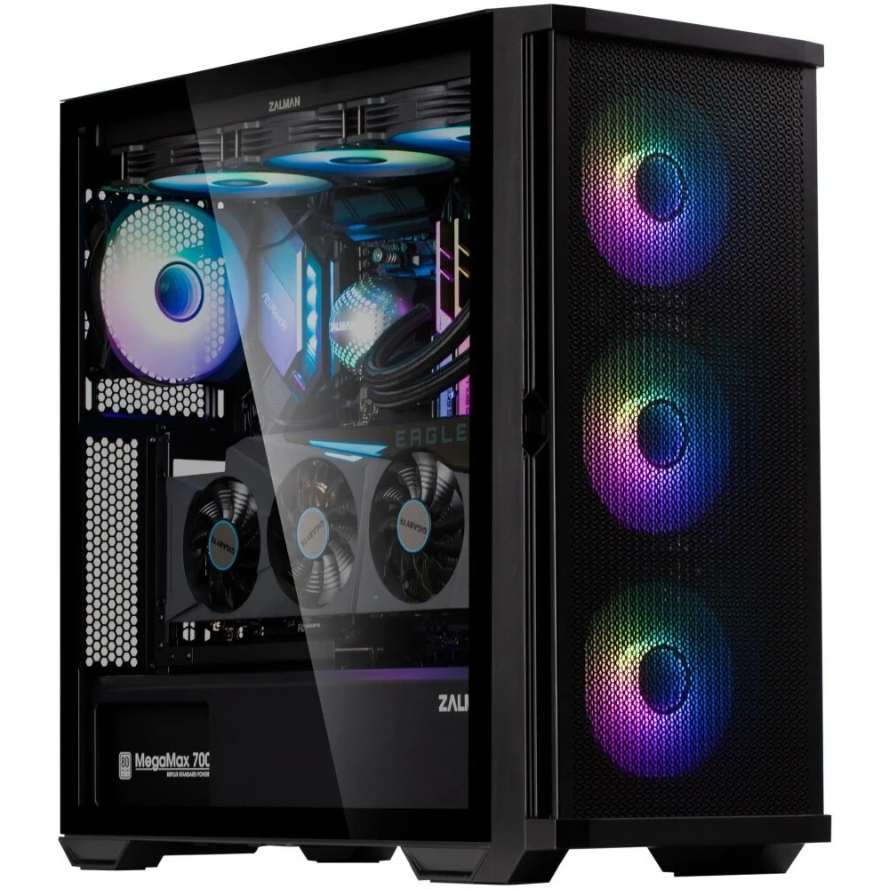 ..... Корпус Zalman Z10 Duo Black (0263), новый, без пылевой сетки