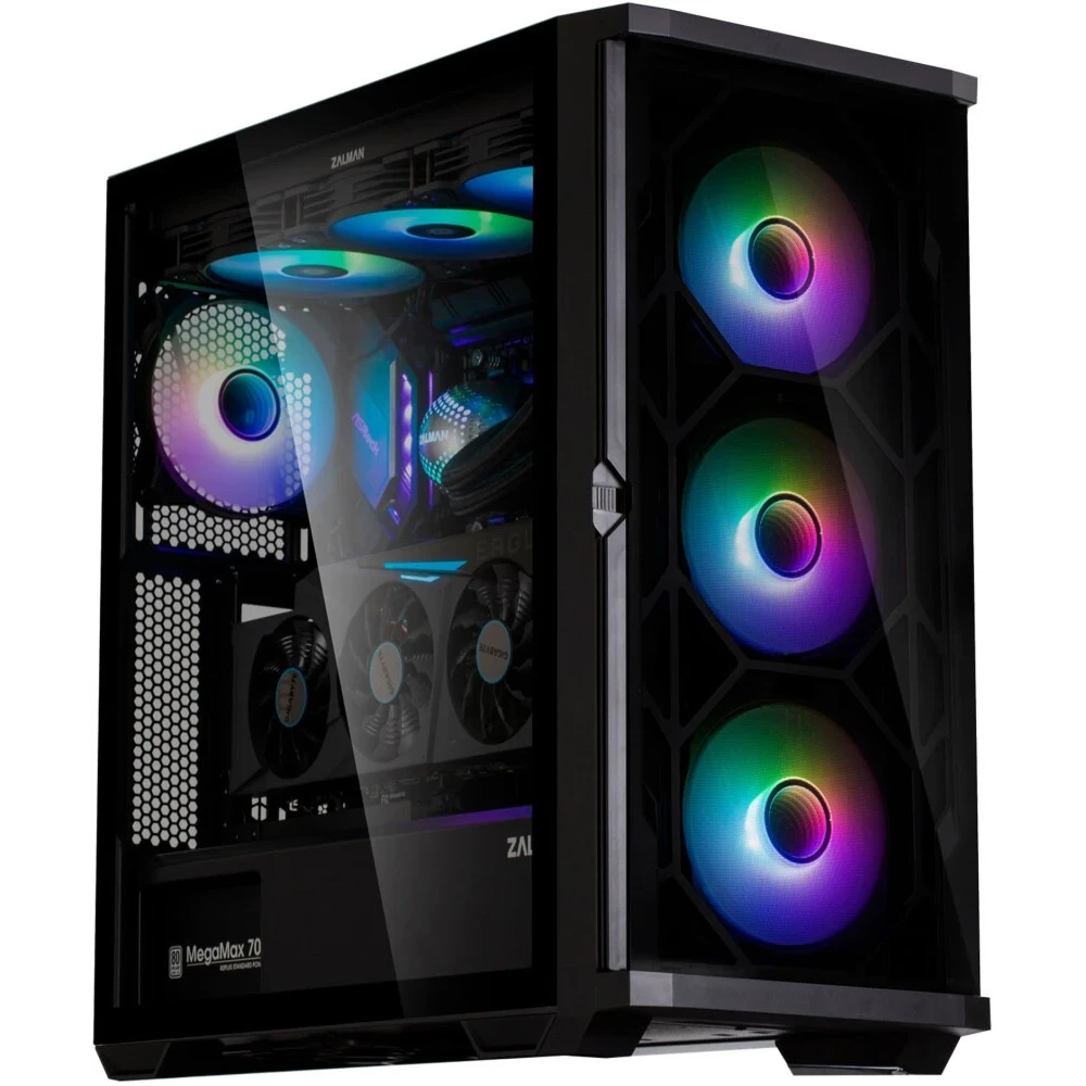 ..... Корпус Zalman Z10 Duo Black (0263), новый, без пылевой сетки - фото 2