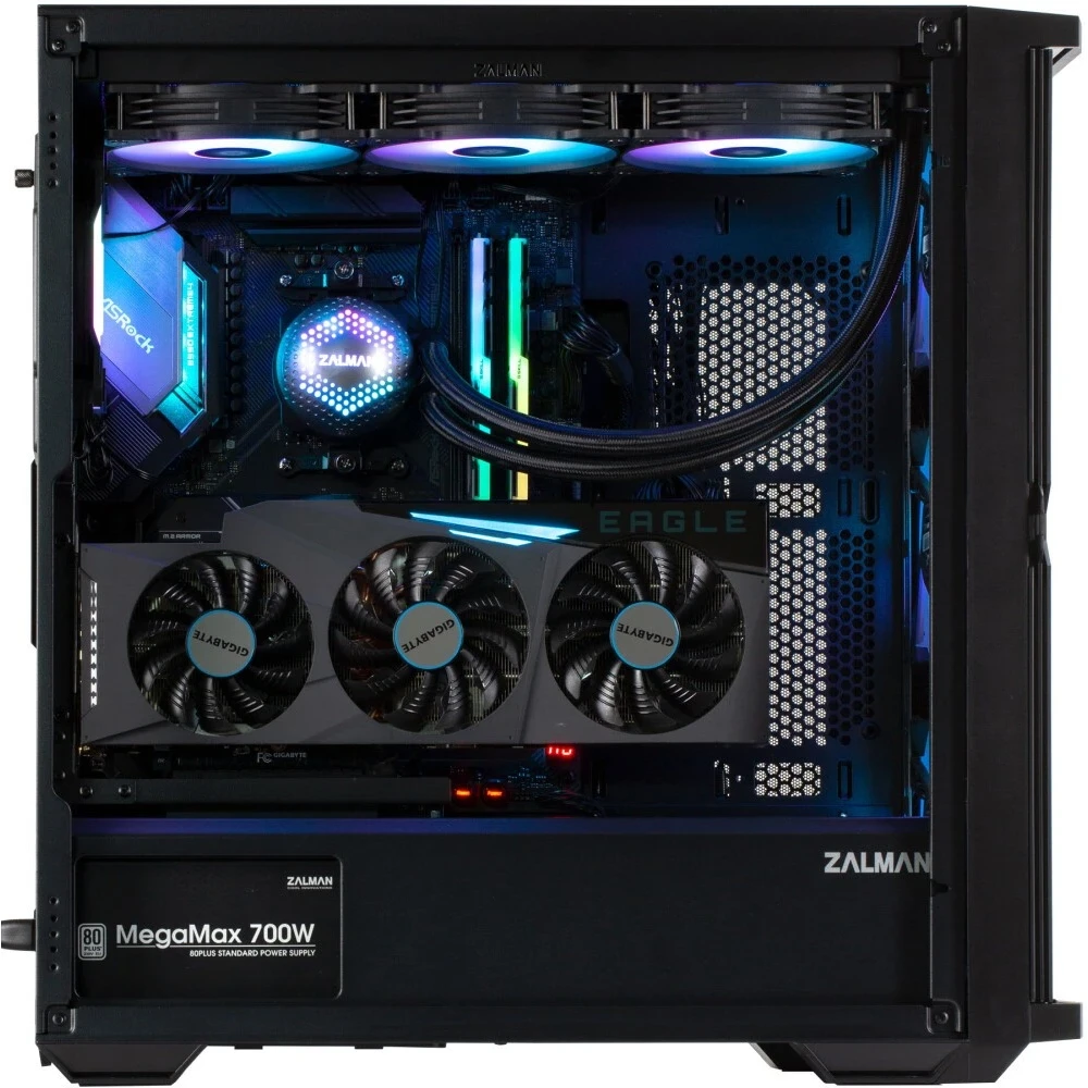 ..... Корпус Zalman Z10 Duo Black (0263), новый, без пылевой сетки - фото 3