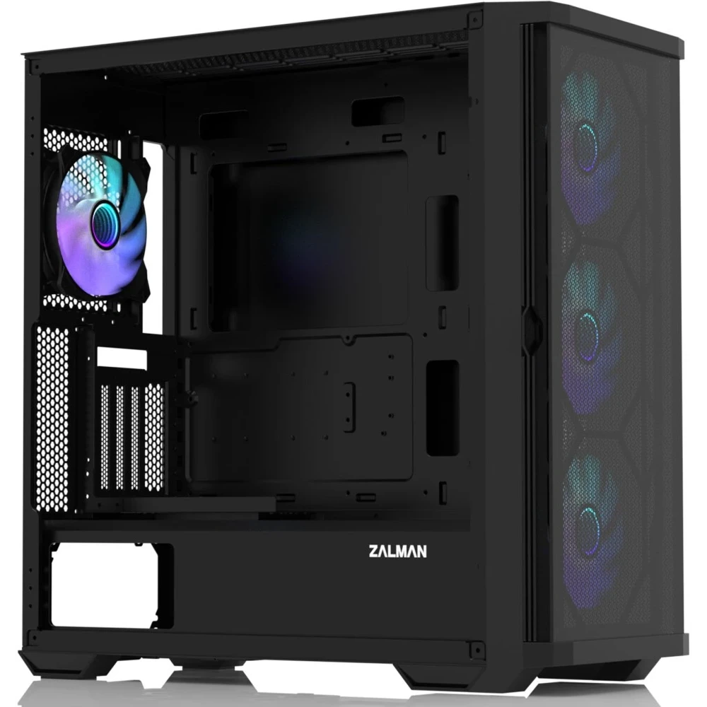 ..... Корпус Zalman Z10 Duo Black (0263), новый, без пылевой сетки - фото 4