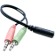 Разветвитель 3.5 Jack (F) - 2x 3.5 Jack (M), 0.22м, KS-IS KS-828 - фото 2