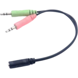 Разветвитель 3.5 Jack (F) - 2x 3.5 Jack (M), 0.22м, KS-IS KS-828