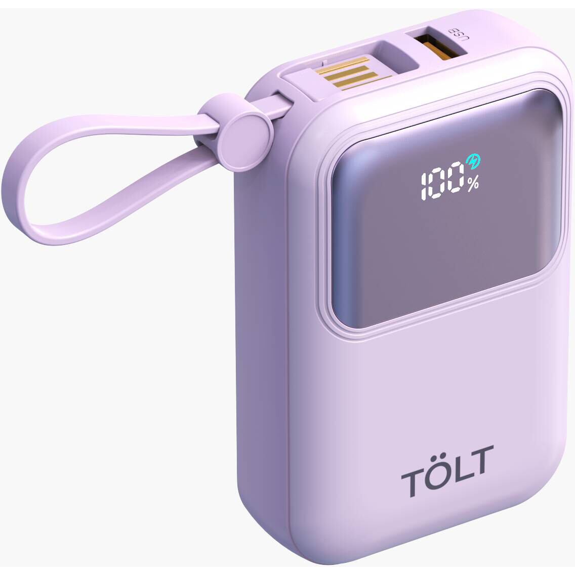 Внешний аккумулятор TOLT LT-LL10T Violet - фото 3