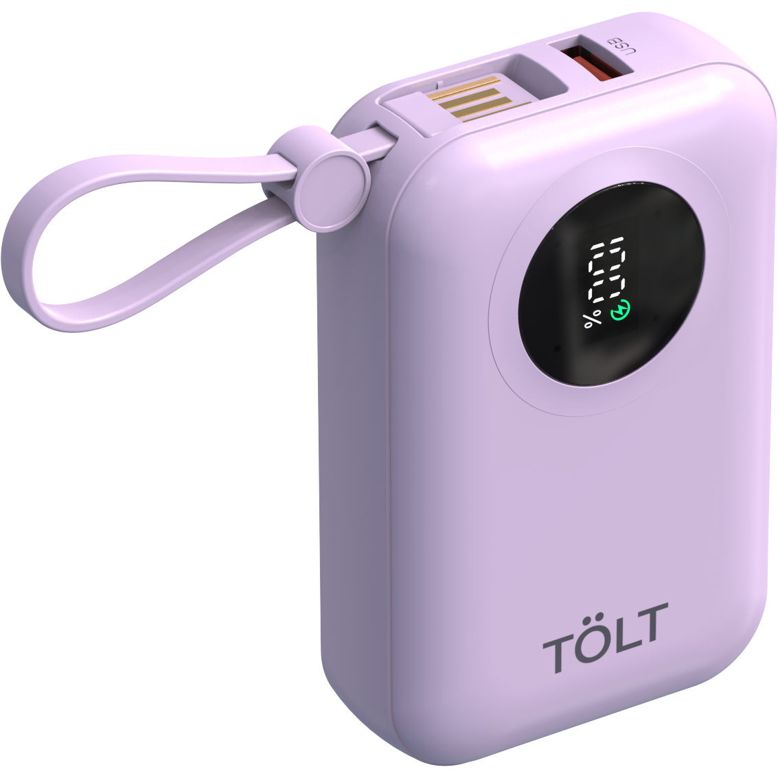 Внешний аккумулятор TOLT LT-LM10T Violet - фото 2