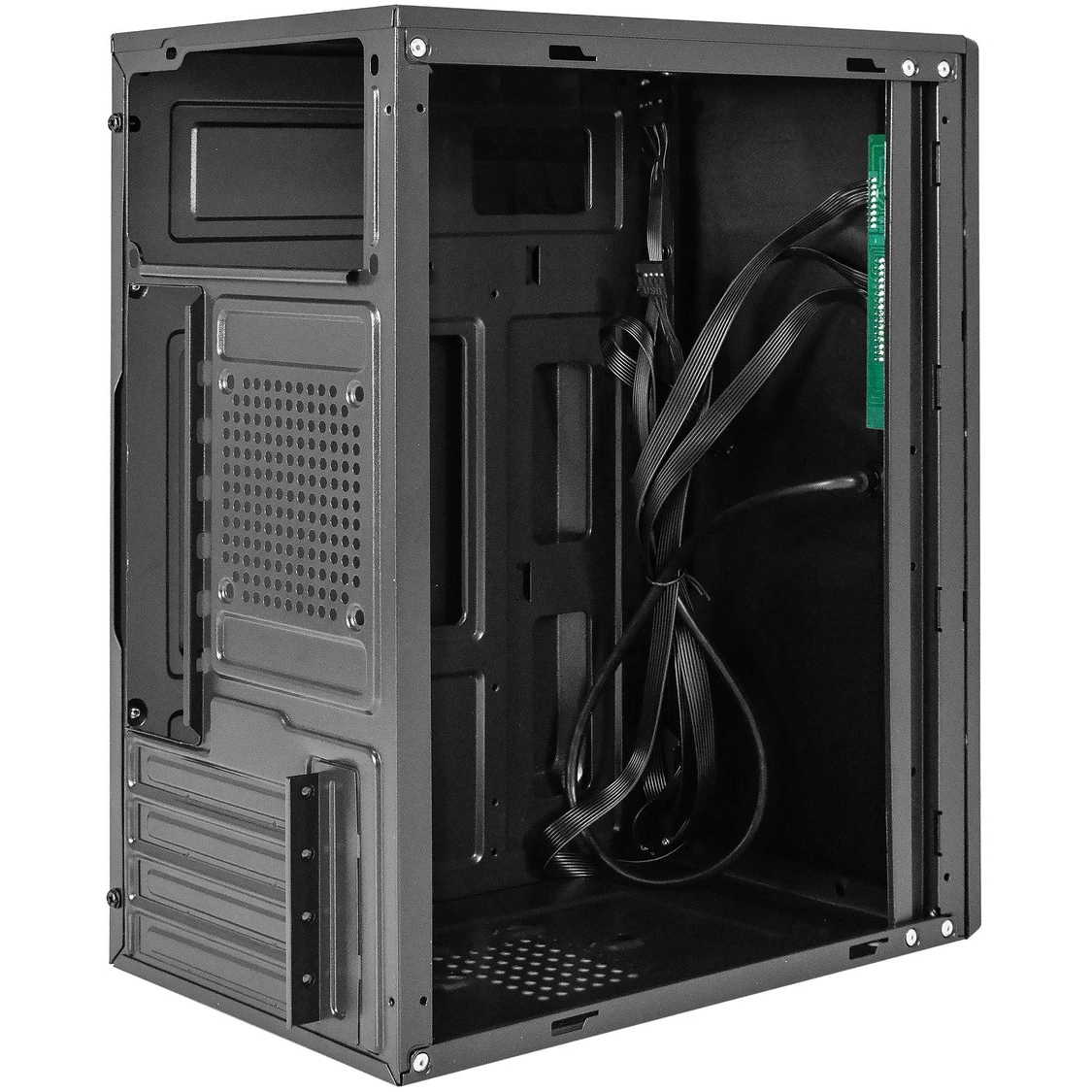 ..... Корпус ExeGate BAA-408 Black, сломана передняя панель корпуса - EX298151RUS - фото 2