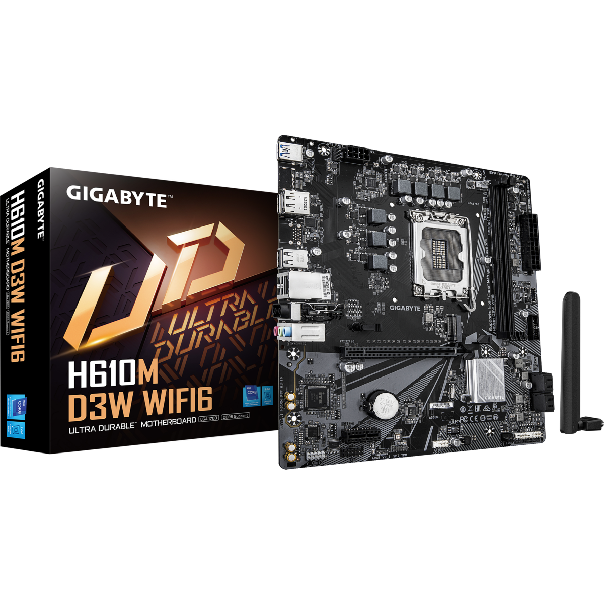 Материнская плата Gigabyte H610M D3W WIFI6 - фото 4