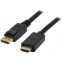 Кабель DisplayPort (M) - HDMI (M), 1.8м, KS-IS KS-385-1.8