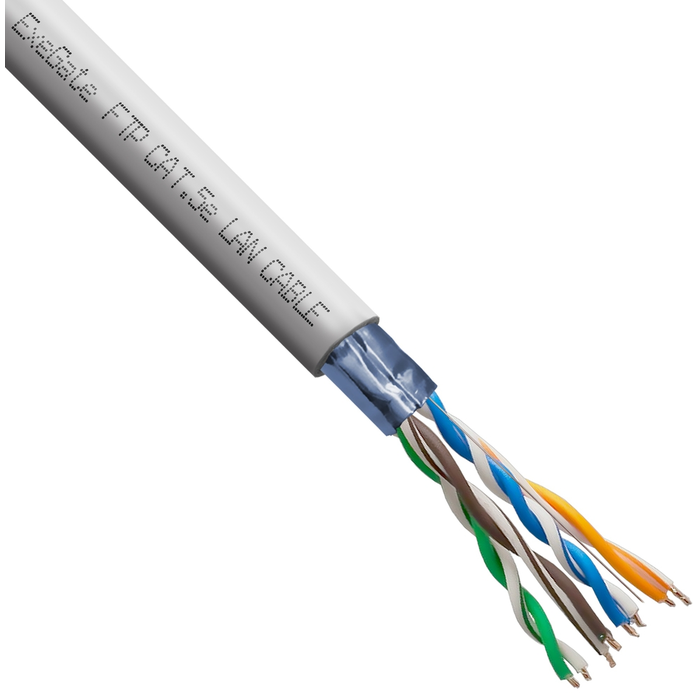 Бухта ExeGate FUTP4-C5e-CCA-S26-IN-PVC-GY-305 (EX300623RUS), 305м