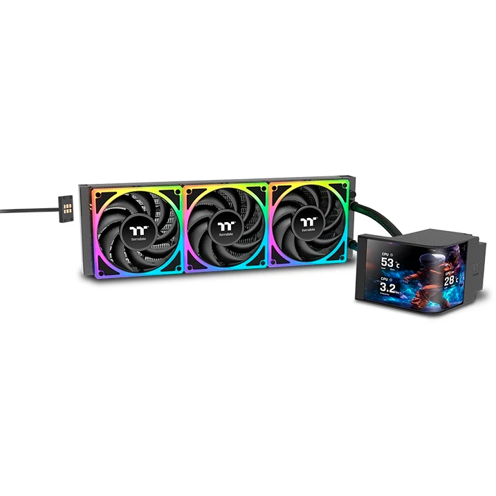 Система жидкостного охлаждения Thermaltake MAGCurve 360 Ultra ARGB Black - CL-W453-PL12SW-A