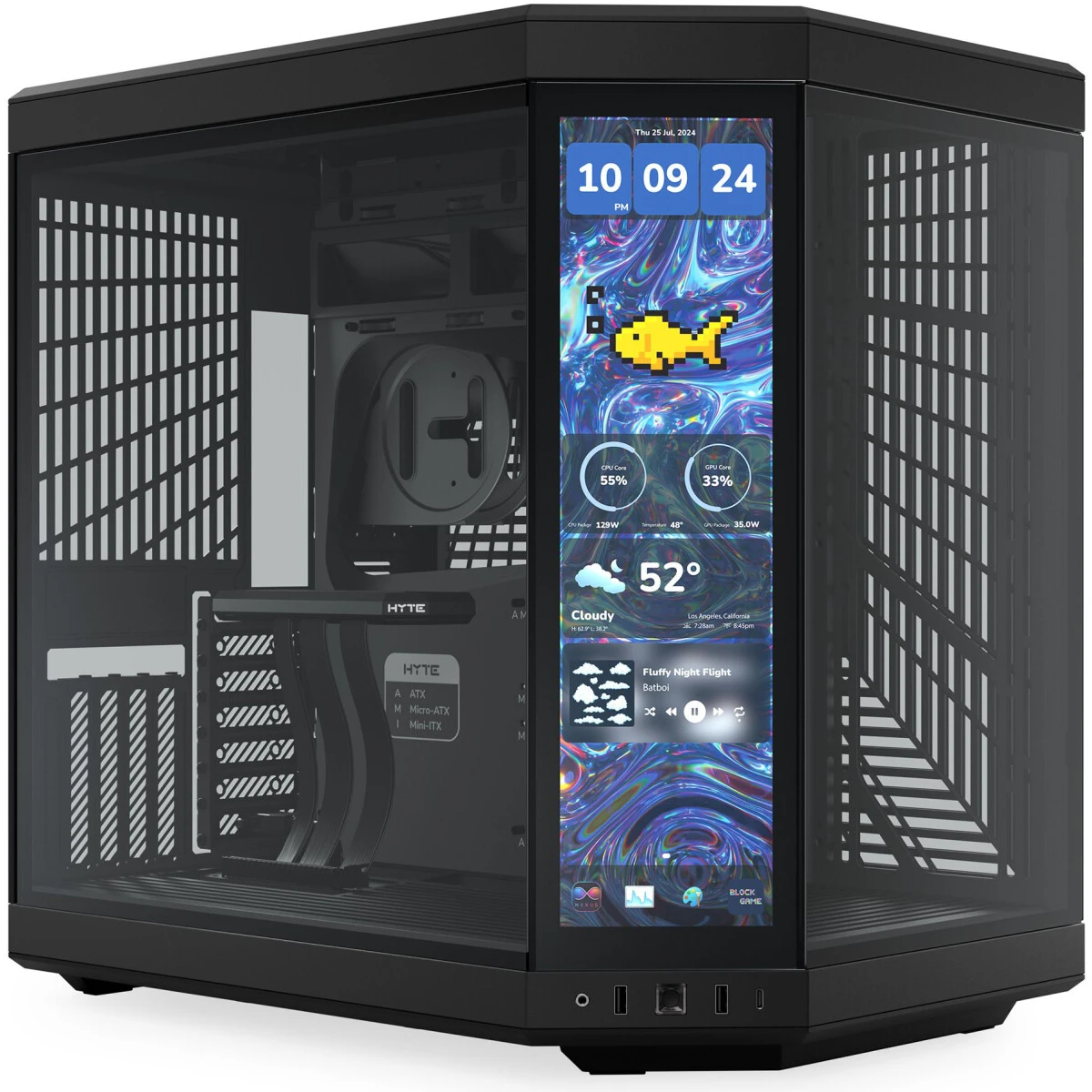 Корпус HYTE Y70 Touch Infinite Pitch Black - CS-HYTE-Y70TTI-BB