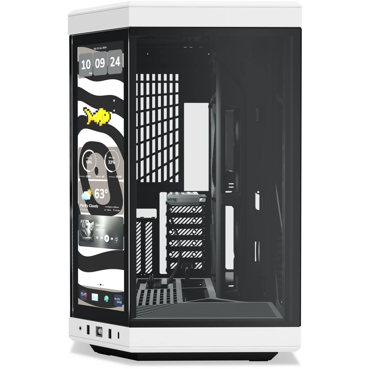 Корпус HYTE Y70 Touch Infinite Panda - CS-HYTE-Y70TTI-WB - фото 2
