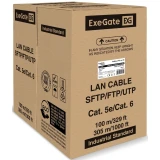 Бухта ExeGate UTP4-C5e-CU-S25-IN-PVC-GY-305 (EX301080RUS), 305м
