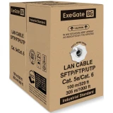 Бухта ExeGate UTP4-C5e-CU-S24-IN-PVC-GY-305-FLUKE (EX301079RUS), 305м