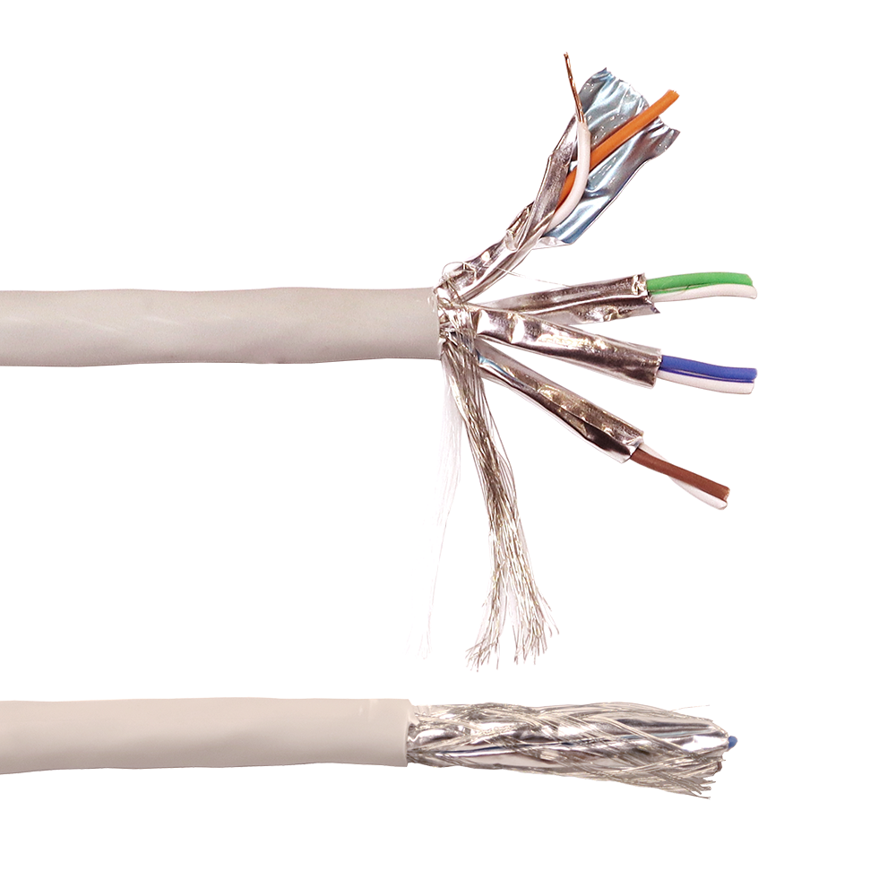 Бухта Lanmaster LAN-5ESFTP-HFLT-GY, 305м