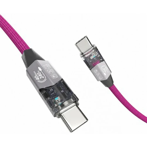 Кабель USB Type-C - USB Type-C, 1.2м, KS-IS KS-958AP-1.2