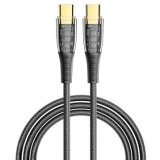 Кабель USB Type-C - USB Type-C, 1.8м, KS-IS KS-865B-2