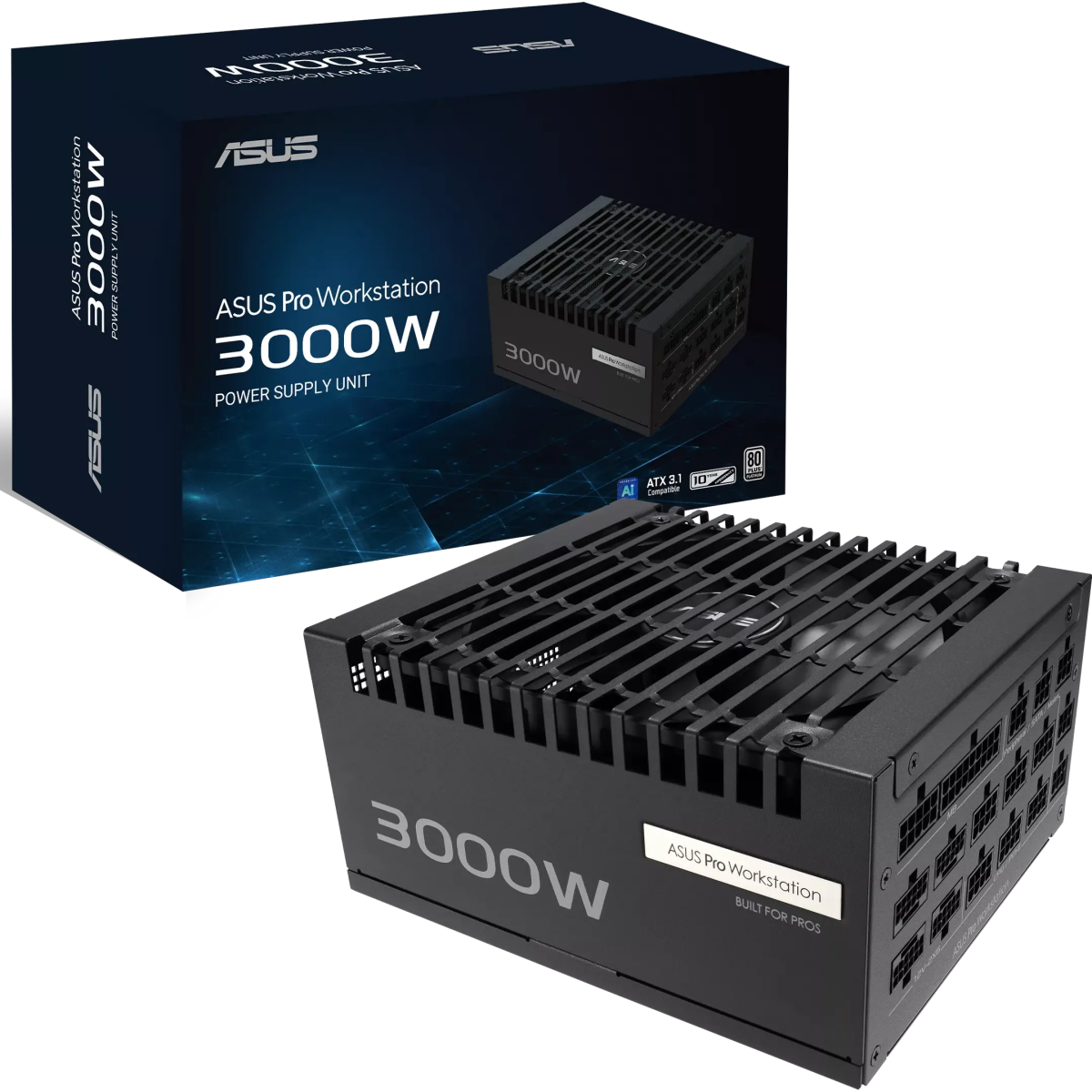 Блок питания 3000W ASUS Pro WS Platinum - 90YE00Z0-B0EA00 - фото 9