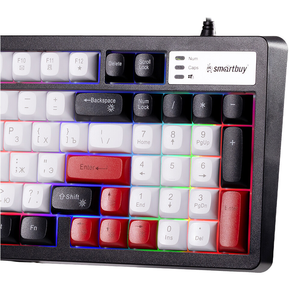 Клавиатура SmartBuy Rush Z37 Black/White - SBK337UWK - фото 5