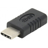Переходник USB Type-C (M) - USB Type-C (F), KS-IS KS-393