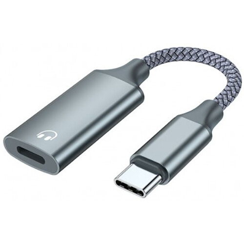 Переходник USB Type-C (M) - Lightning (F), KS-IS KS-838Gr-A
