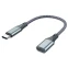 Переходник USB Type-C (M) - Lightning (F), KS-IS KS-838Gr-C