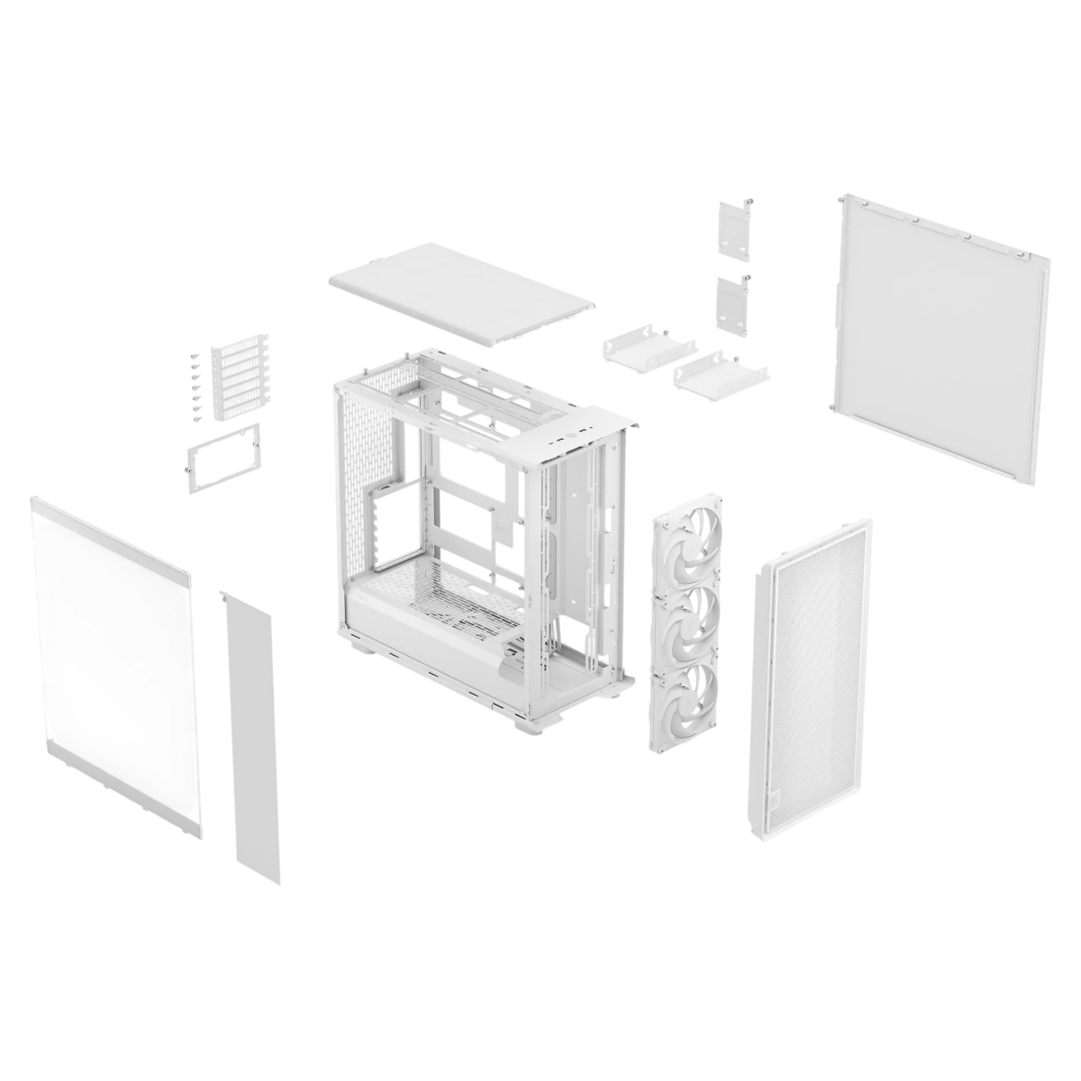Корпус Fractal Design Epoch XL White TG Clear Tint - FD-C-EPO1X-03 - фото 17