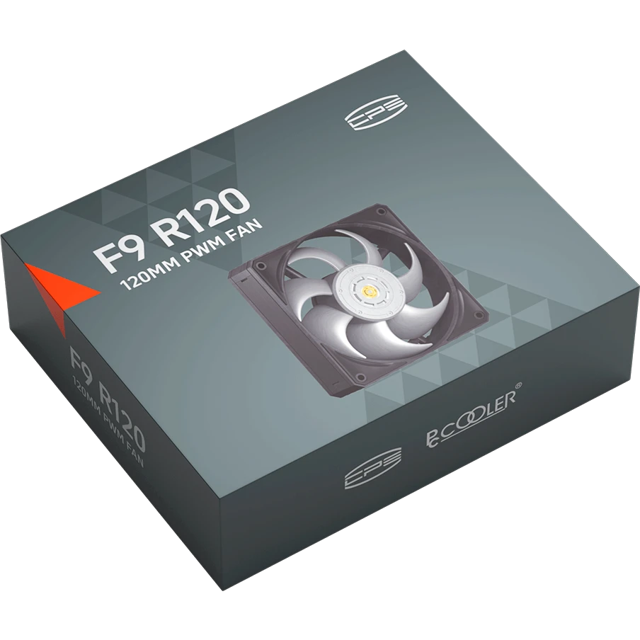 Вентилятор для корпуса PCcooler F9 R120 Black - фото 5